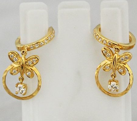 những mẫu bông tai vàng 18k đẹp